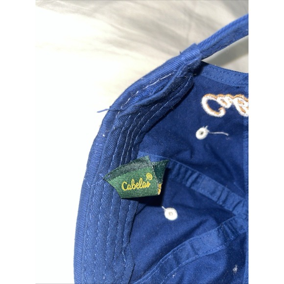 Cabela's Outdoor Since 1961 Baseball Hat Strap 100% Cotton Fishing Hunter Hats - Picture 15 of 16